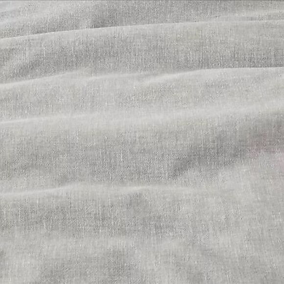 Hearth & Hand Linen Blend Jet Grey Bed Duvet Cover Set - Picture 5 of 6